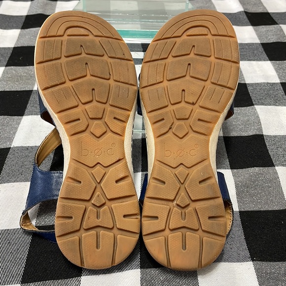 Born B.O.C. Camelia Sandals Size 6M Slingback Strappy Open-Toe Blue - Picture 6 of 10